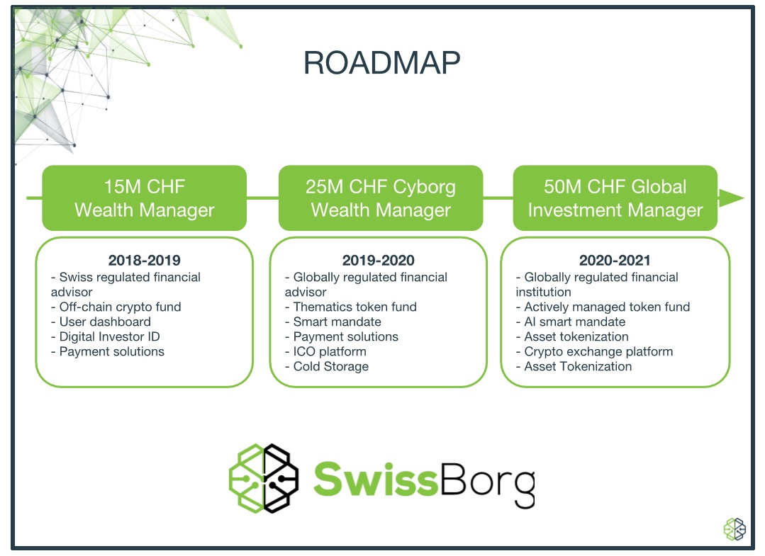 Swiss borg roadmap